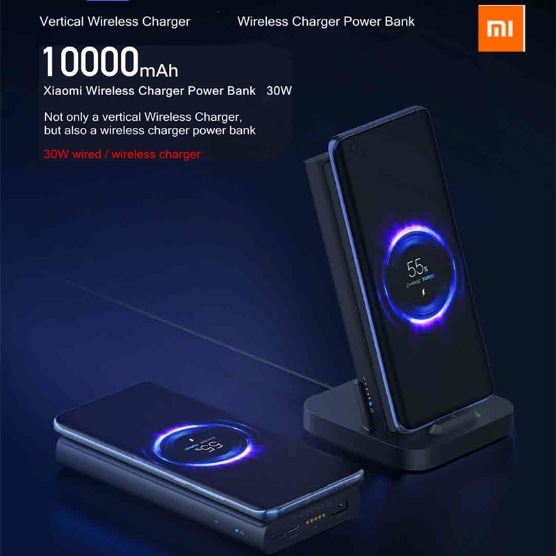 Xiaomi 2 In 1 30W Wireless Power Bank 10000mah Fast Charging - Gearmade